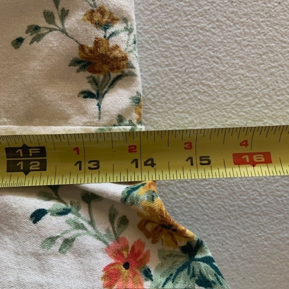 Old Navy Floral Country Cowgirl Dress M Western Prairie Linen‎ Rayon Boho EUC - Picture 11 of 12